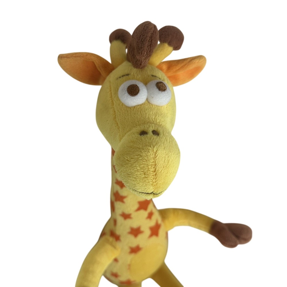 Toys R Us Geoffrey the Giraffe‎ Plush Kids Small Yellow Orange Star Mascot Rare